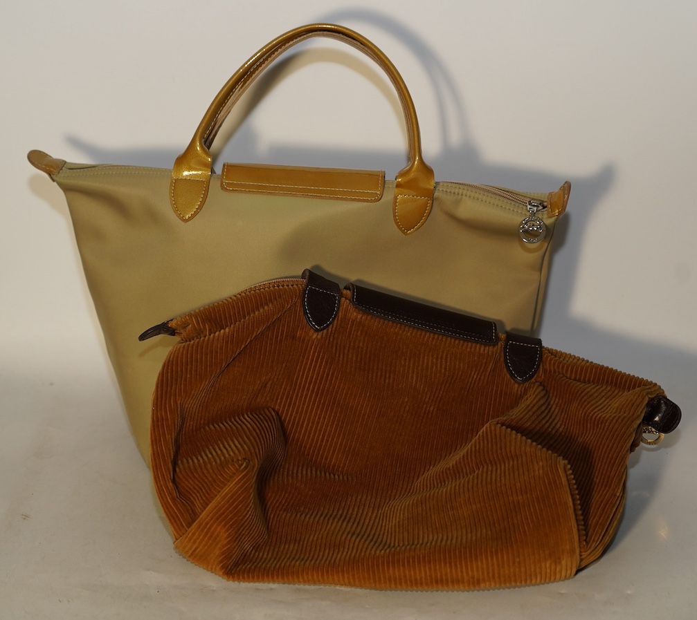 Two Longchamp handbags